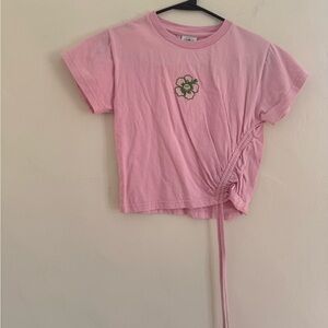 EM on Holiday Pink Baby Tee